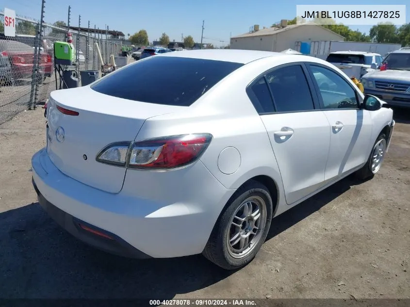 2011 Mazda Mazda3 I Sport VIN: JM1BL1UG8B1427825 Lot: 40278078