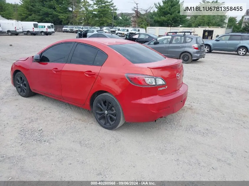 2011 Mazda Mazda3 S Sport VIN: JM1BL1U67B1358455 Lot: 40280568