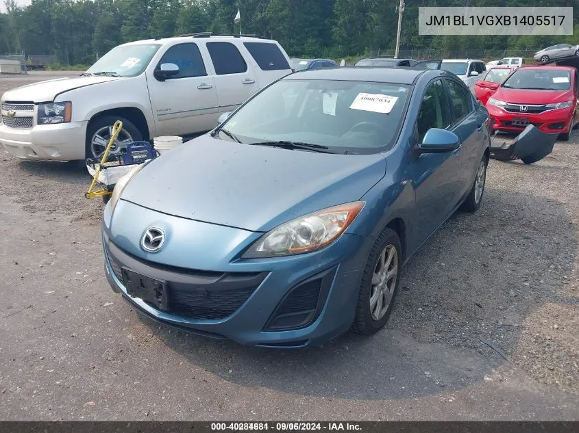 2011 Mazda Mazda3 I Touring VIN: JM1BL1VGXB1405517 Lot: 40284681