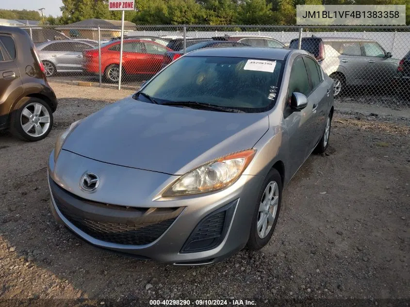 2011 Mazda Mazda3 I Touring VIN: JM1BL1VF4B1383358 Lot: 40298290