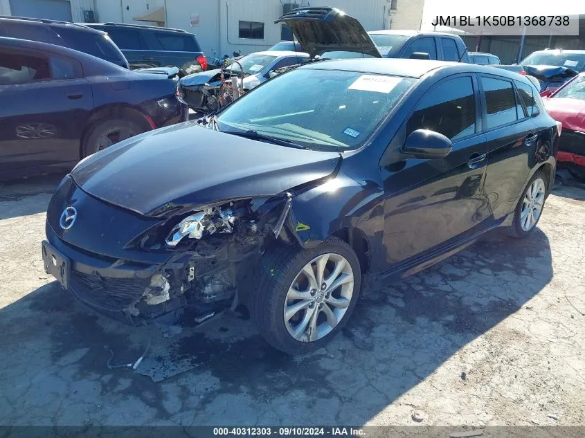 JM1BL1K50B1368738 2011 Mazda 3 S