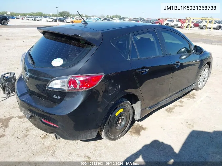 JM1BL1K50B1368738 2011 Mazda 3 S