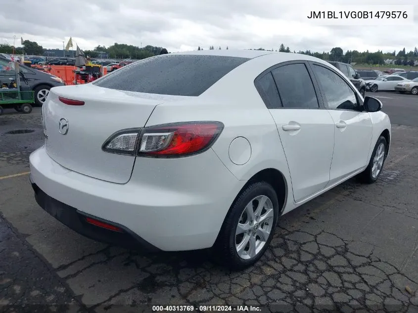 JM1BL1VG0B1479576 2011 Mazda Mazda3 I Touring