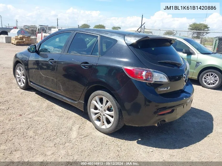 2011 Mazda Mazda3 S Sport VIN: JM1BL1K61B1420886 Lot: 40316913