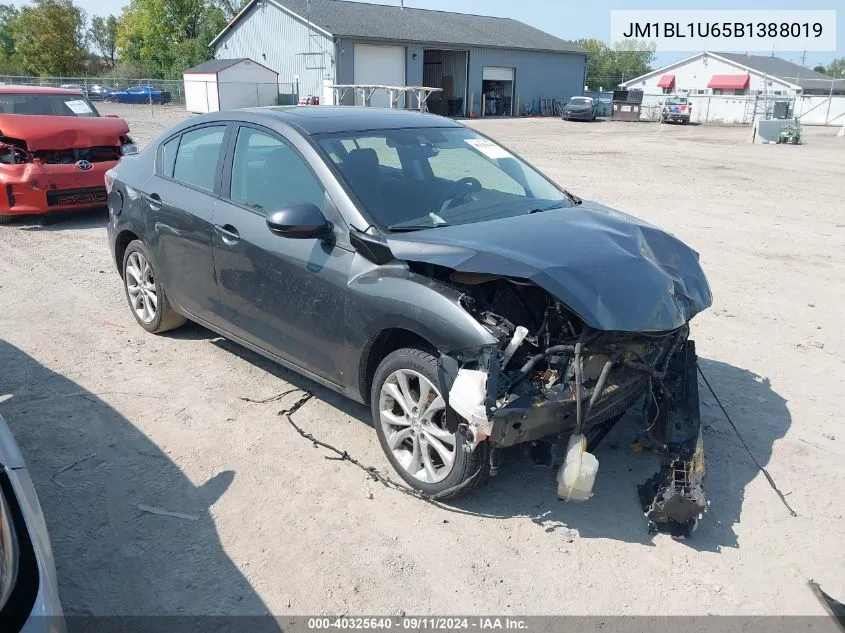 2011 Mazda Mazda3 S Sport VIN: JM1BL1U65B1388019 Lot: 40325640