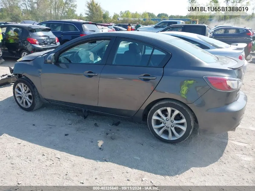 JM1BL1U65B1388019 2011 Mazda Mazda3 S Sport