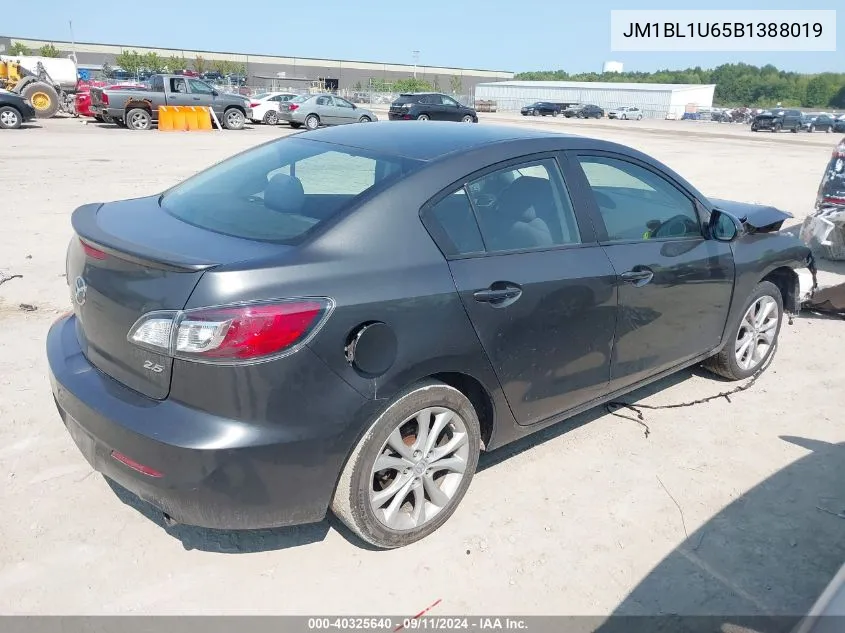 2011 Mazda Mazda3 S Sport VIN: JM1BL1U65B1388019 Lot: 40325640