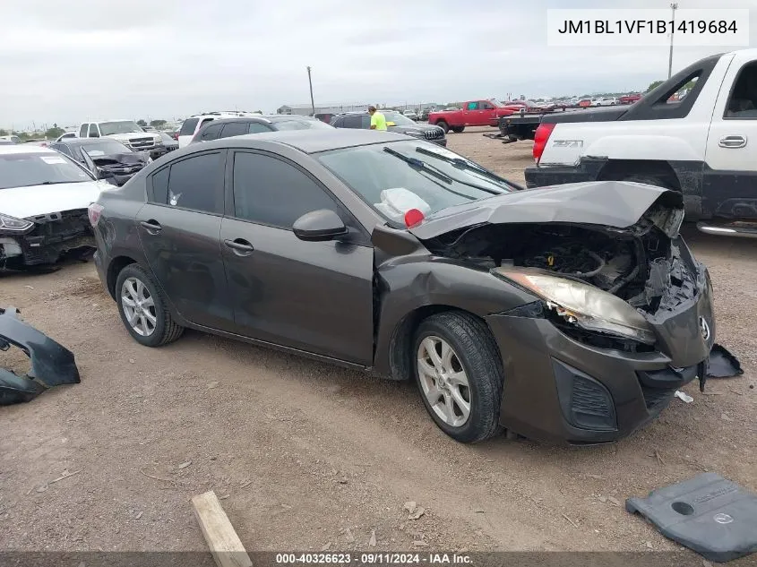 2011 Mazda 3 I VIN: JM1BL1VF1B1419684 Lot: 40326623