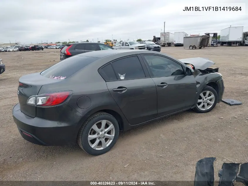 JM1BL1VF1B1419684 2011 Mazda 3 I