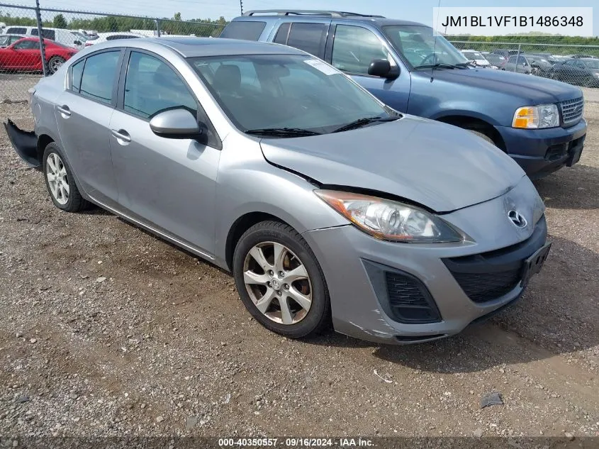 2011 Mazda Mazda3 I Touring VIN: JM1BL1VF1B1486348 Lot: 40350557