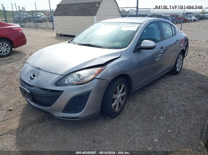 2011 Mazda Mazda3 I Touring VIN: JM1BL1VF1B1486348 Lot: 40350557