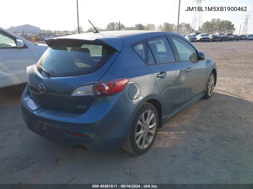 2011 Mazda Mazda3 S Grand Touring VIN: JM1BL1M5XB1900462 Lot: 40361511