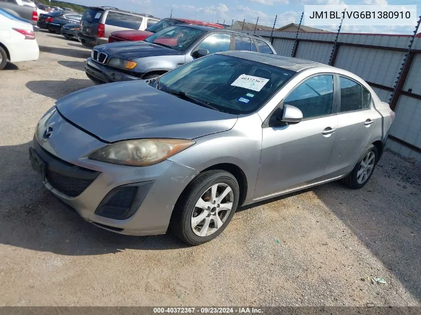 2011 Mazda Mazda3 I Touring VIN: JM1BL1VG6B1380910 Lot: 40372367