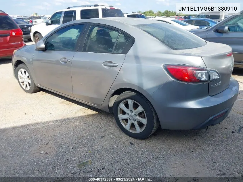 2011 Mazda Mazda3 I Touring VIN: JM1BL1VG6B1380910 Lot: 40372367