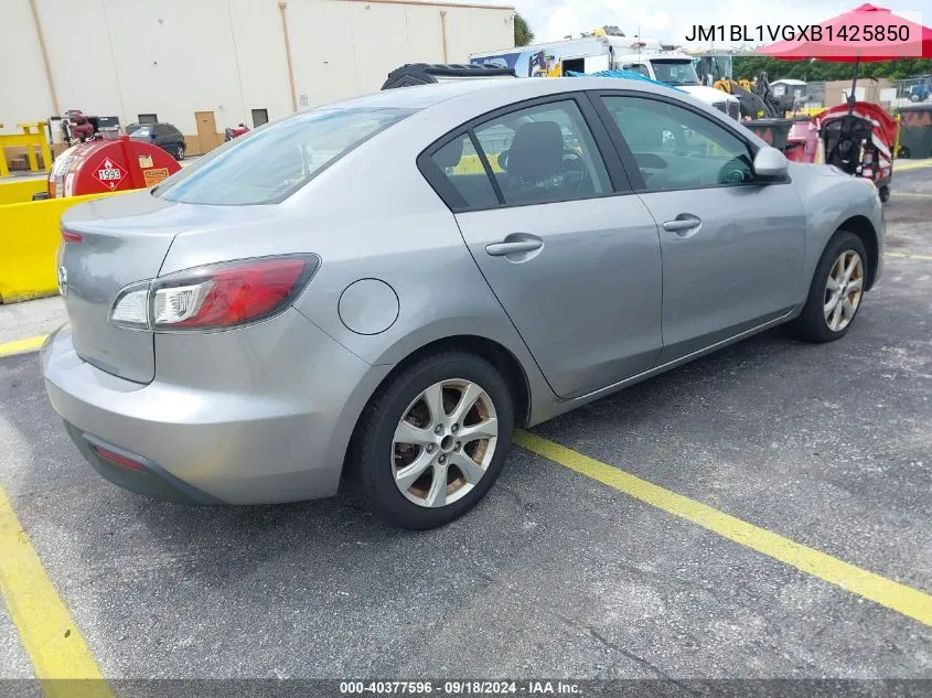 JM1BL1VGXB1425850 2011 Mazda Mazda3 I Touring