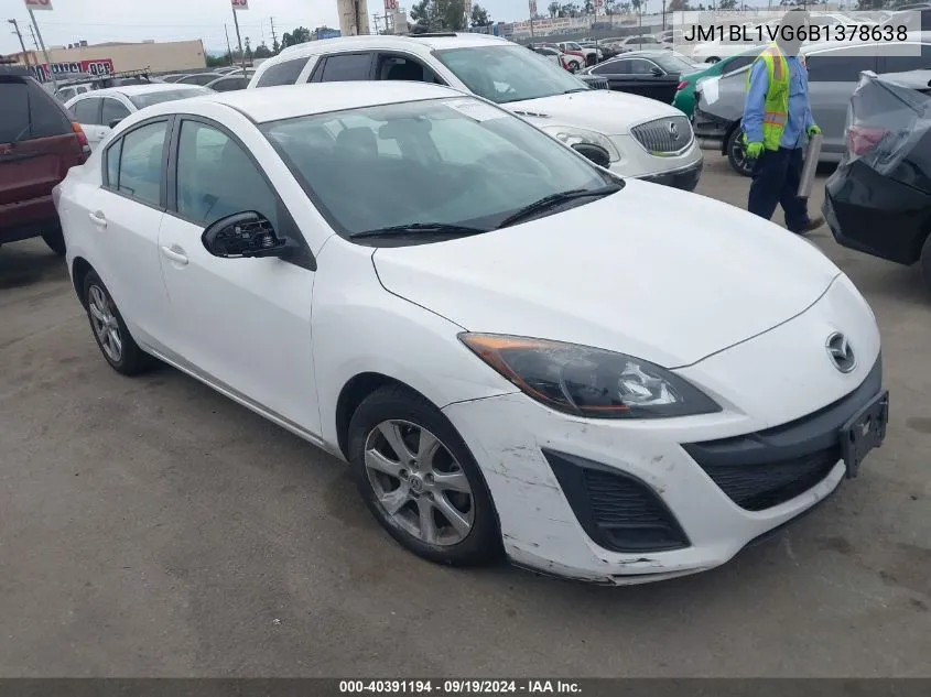 JM1BL1VG6B1378638 2011 Mazda Mazda3 I Touring