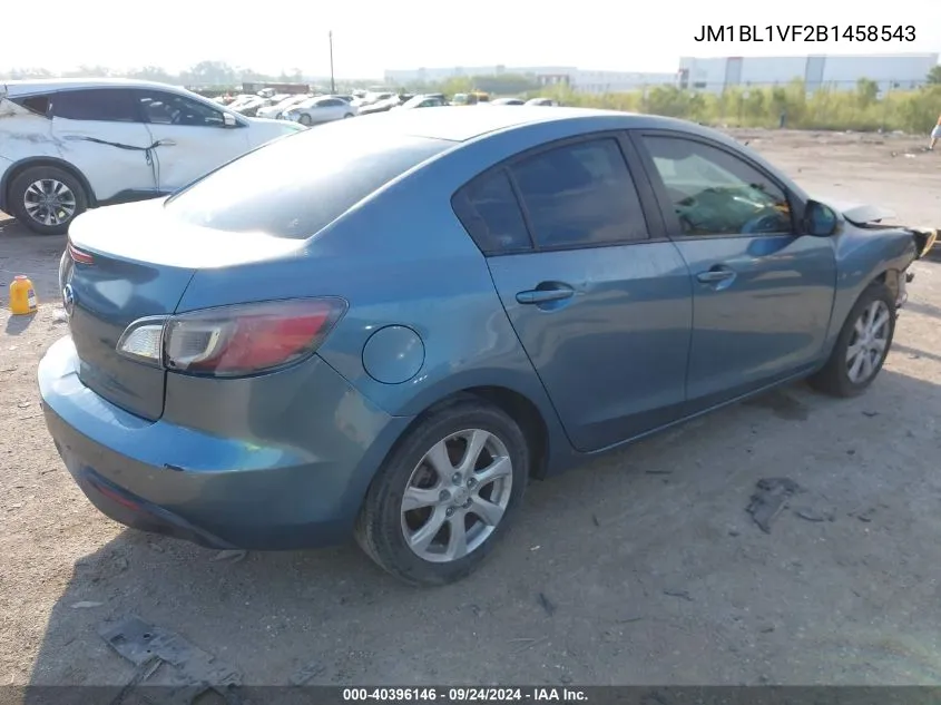 2011 Mazda 3 I VIN: JM1BL1VF2B1458543 Lot: 40396146