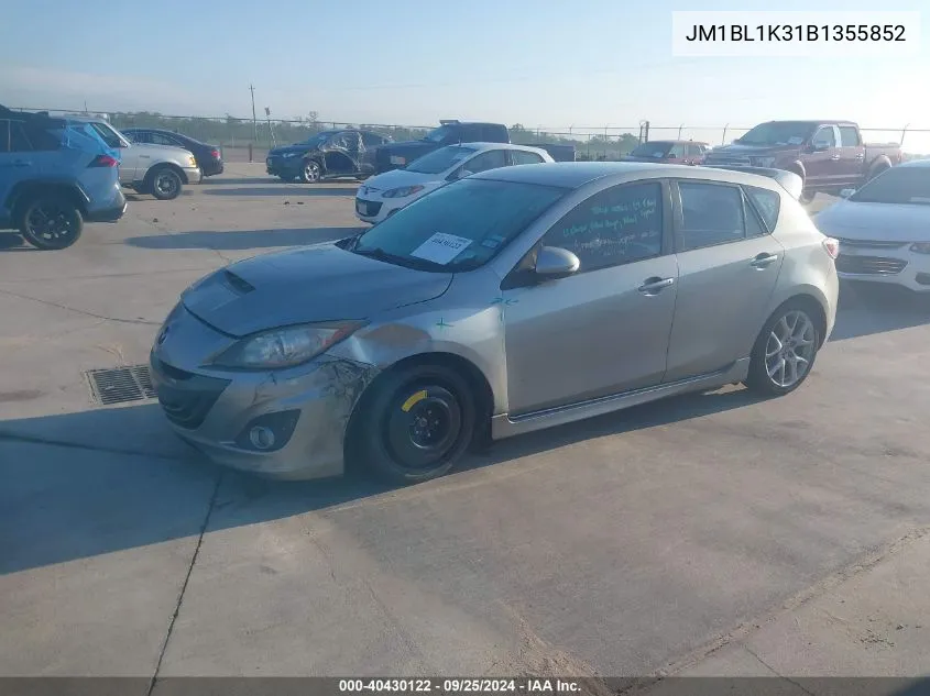 JM1BL1K31B1355852 2011 Mazda Mazdaspeed3 Sport