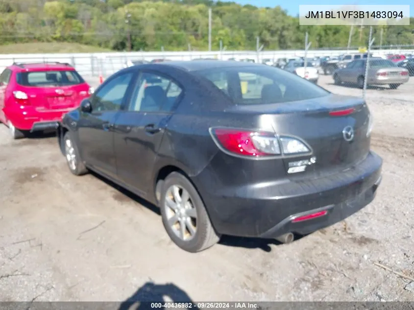 JM1BL1VF3B1483094 2011 Mazda 3 I