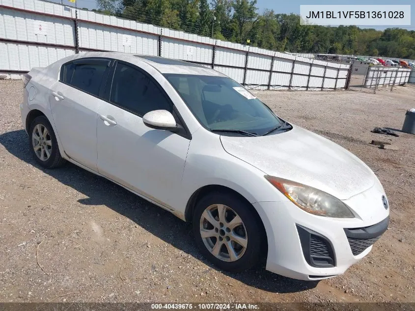 JM1BL1VF5B1361028 2011 Mazda Mazda3 I Touring