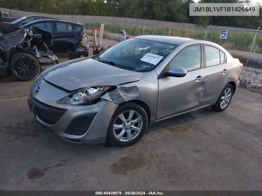 JM1BL1VF1B1426649 2011 Mazda Mazda3 I