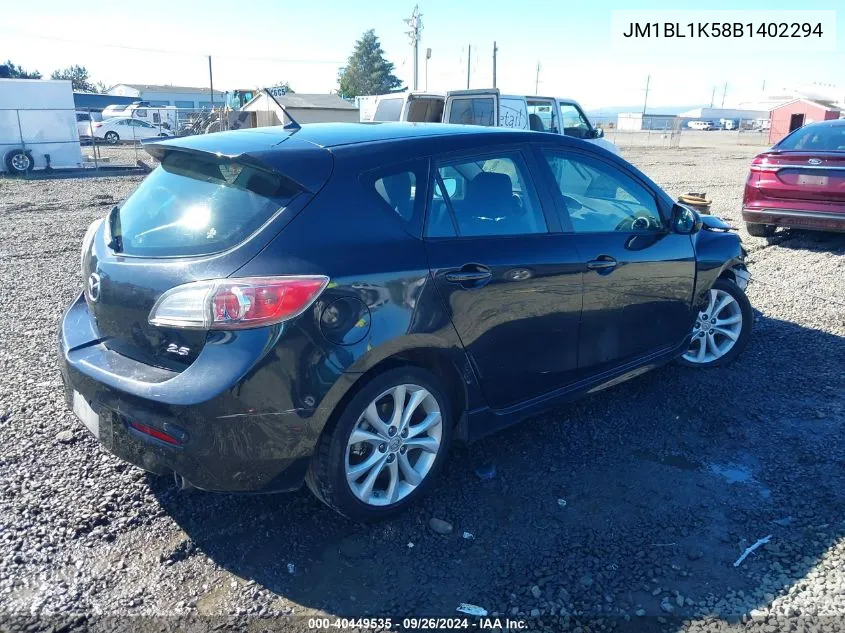 2011 Mazda Mazda3 S Sport VIN: JM1BL1K58B1402294 Lot: 40449535