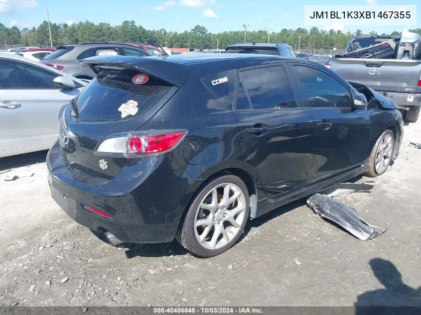 2011 Mazda Mazdaspeed3 Sport VIN: JM1BL1K3XB1467355 Lot: 40456048