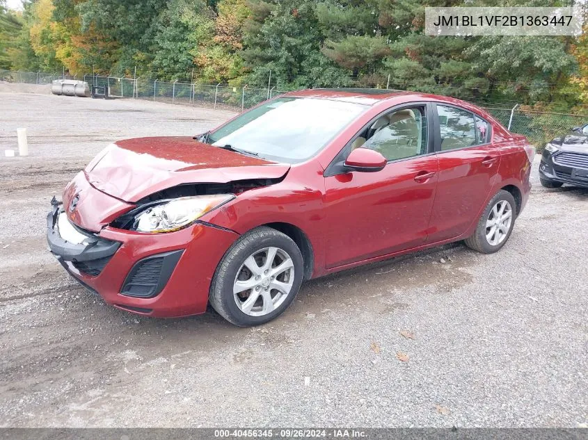 JM1BL1VF2B1363447 2011 Mazda Mazda3 I Touring