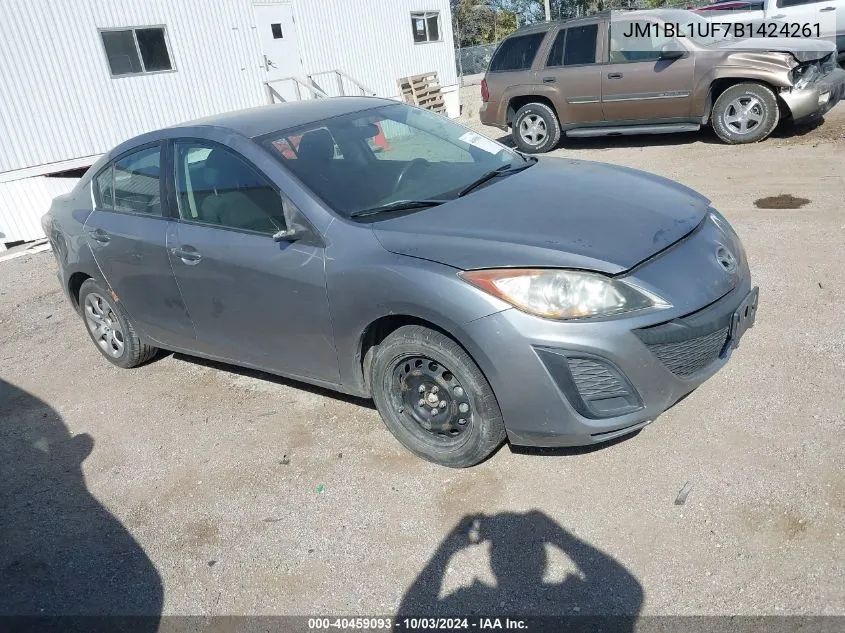 JM1BL1UF7B1424261 2011 Mazda Mazda3 I Sport