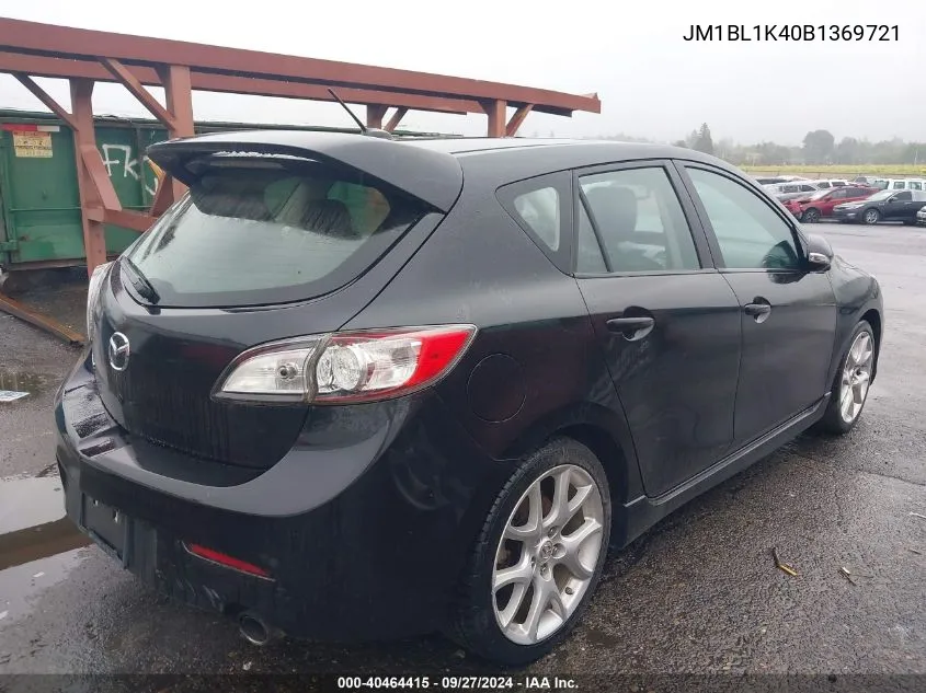 JM1BL1K40B1369721 2011 Mazda Mazdaspeed3 Sport