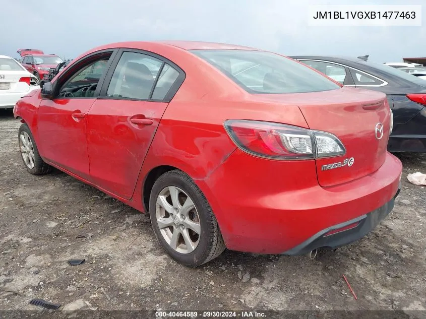 JM1BL1VGXB1477463 2011 Mazda Mazda3 I Touring