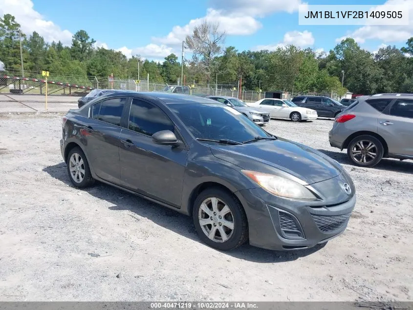 2011 Mazda Mazda3 I Touring VIN: JM1BL1VF2B1409505 Lot: 40471219