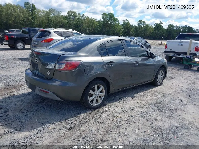 JM1BL1VF2B1409505 2011 Mazda Mazda3 I Touring