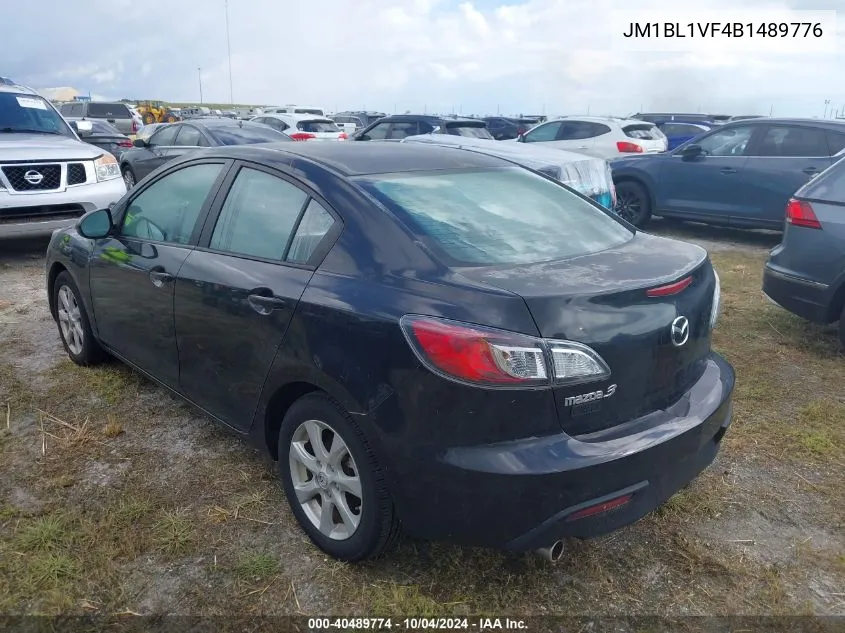 2011 Mazda Mazda3 I Touring VIN: JM1BL1VF4B1489776 Lot: 40489774