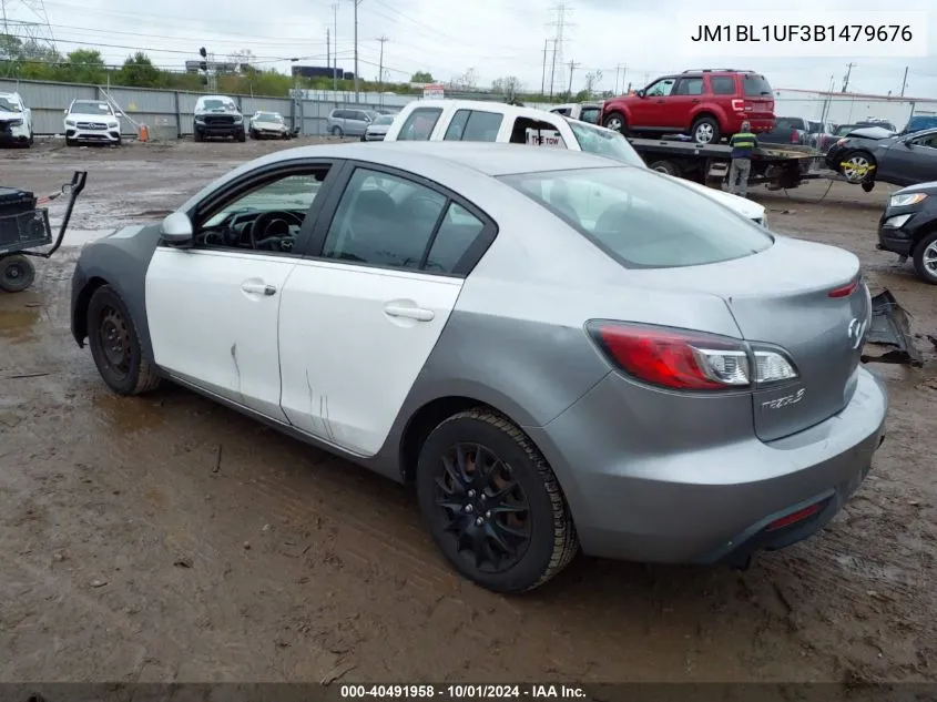 2011 Mazda Mazda3 I Sport VIN: JM1BL1UF3B1479676 Lot: 40491958