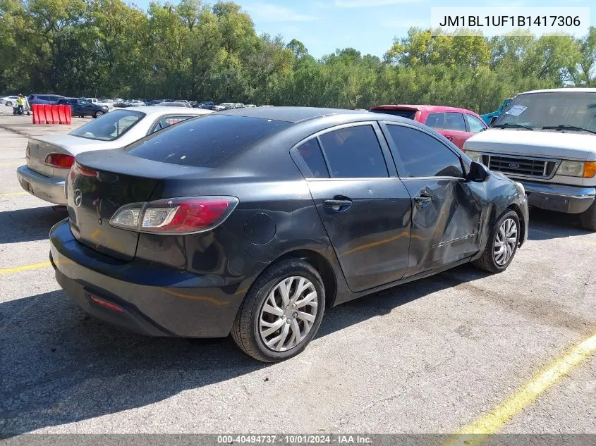 2011 Mazda Mazda3 I Sport VIN: JM1BL1UF1B1417306 Lot: 40494737