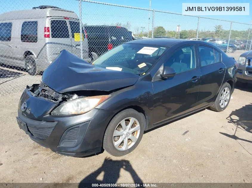 2011 Mazda Mazda3 I Touring VIN: JM1BL1VG9B1399581 Lot: 40509305