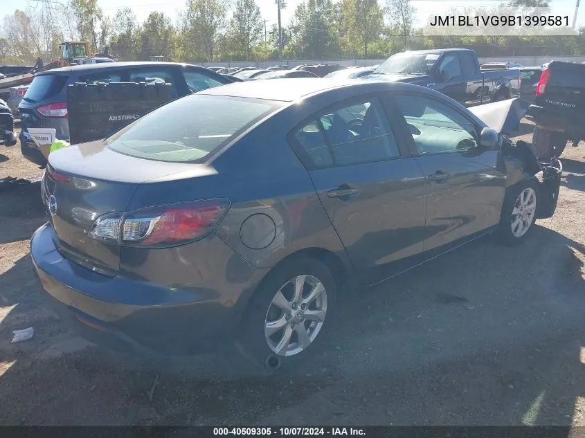 2011 Mazda Mazda3 I Touring VIN: JM1BL1VG9B1399581 Lot: 40509305