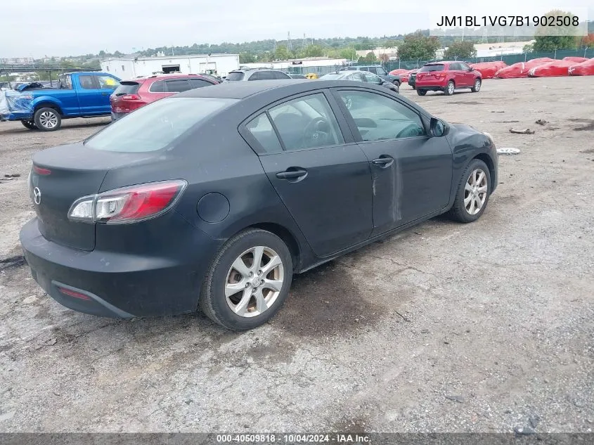 2011 Mazda Mazda3 I Touring VIN: JM1BL1VG7B1902508 Lot: 40509818