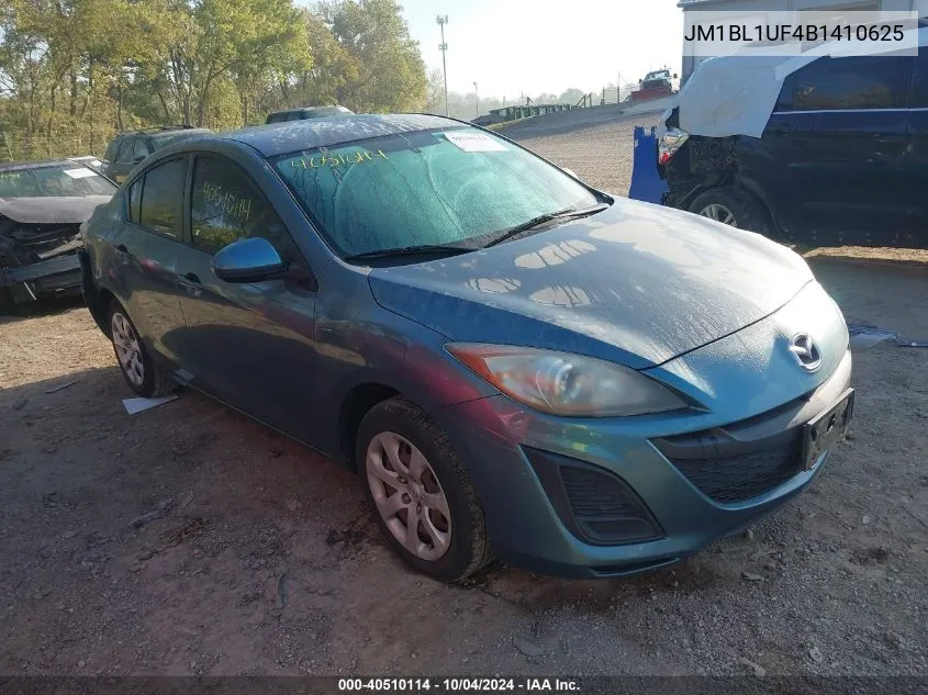 2011 Mazda Mazda3 I Sport VIN: JM1BL1UF4B1410625 Lot: 40510114