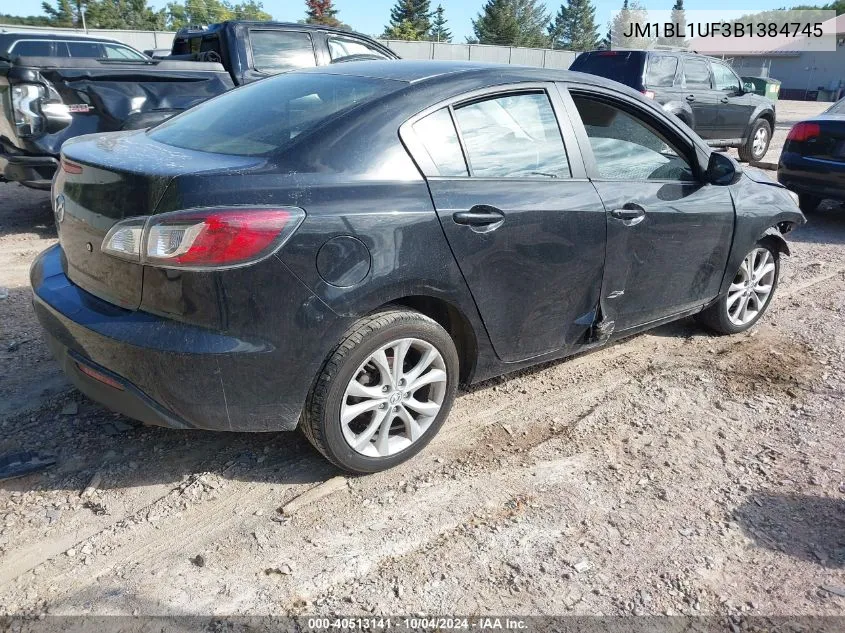 2011 Mazda Mazda3 I Sport VIN: JM1BL1UF3B1384745 Lot: 40513141