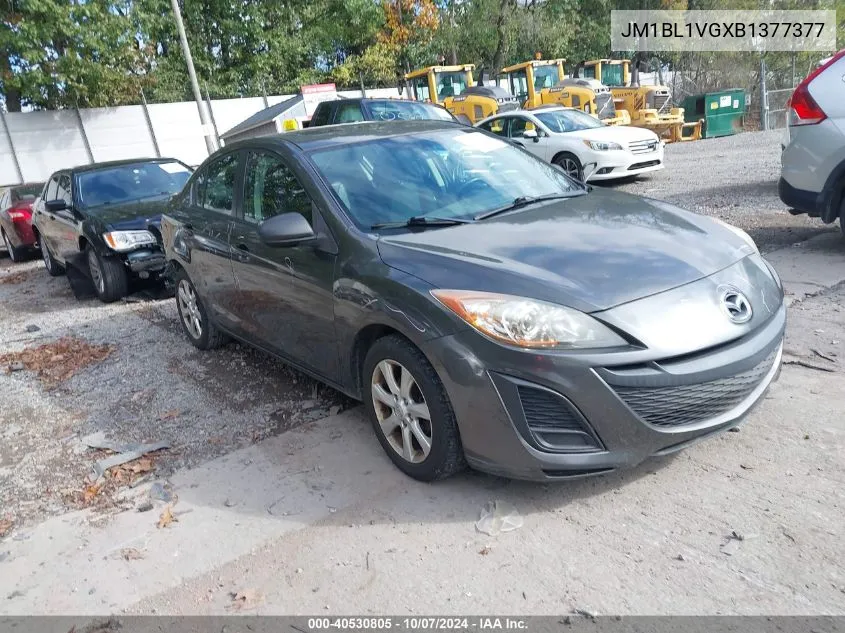 2011 Mazda Mazda3 I Touring VIN: JM1BL1VGXB1377377 Lot: 40530805