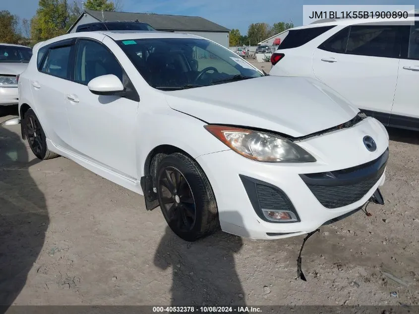 JM1BL1K55B1900890 2011 Mazda Mazda3 S