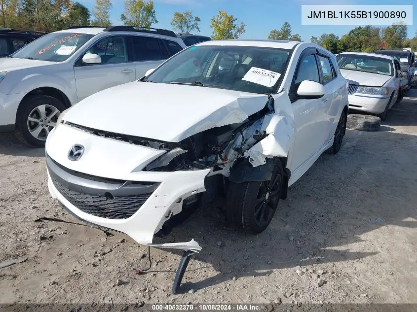 JM1BL1K55B1900890 2011 Mazda Mazda3 S