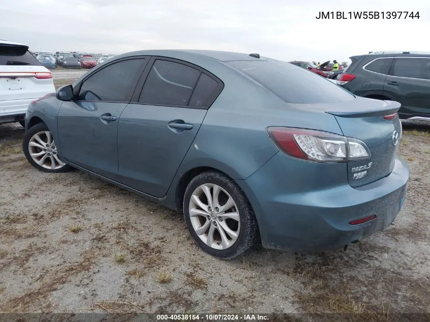 2011 Mazda 3 S VIN: JM1BL1W55B1397744 Lot: 40538154