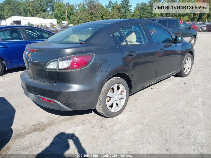 2011 Mazda Mazda3 I Touring VIN: JM1BL1VG4B1366696 Lot: 40543550