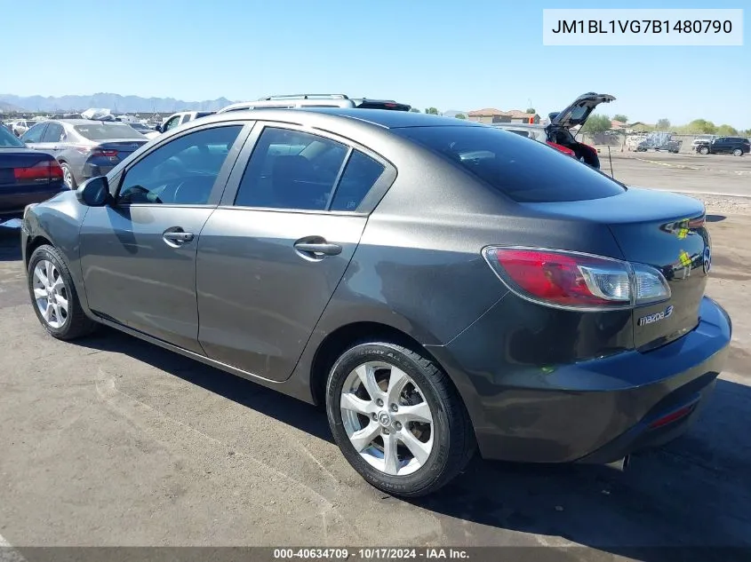 2011 Mazda Mazda3 I Touring VIN: JM1BL1VG7B1480790 Lot: 40634709