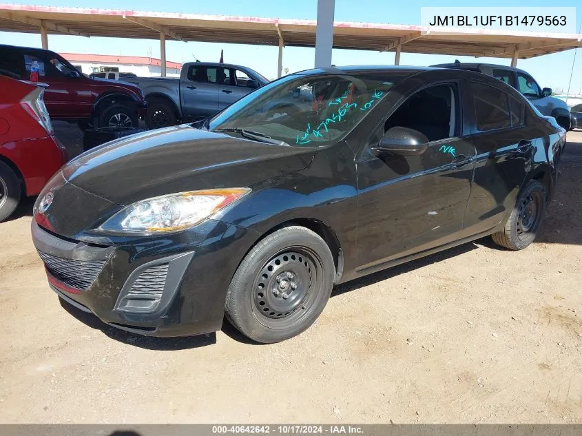 2011 Mazda Mazda3 I Sport VIN: JM1BL1UF1B1479563 Lot: 40642642