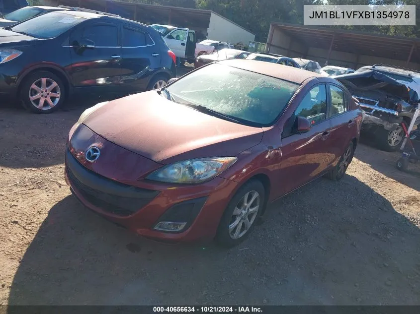 2011 Mazda Mazda3 I Touring VIN: JM1BL1VFXB1354978 Lot: 40656634