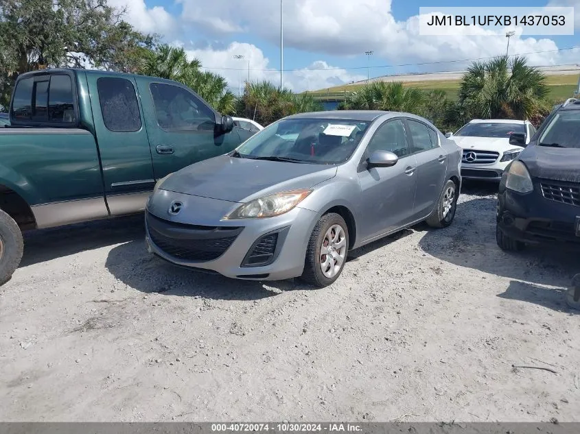 2011 Mazda Mazda3 I Sport VIN: JM1BL1UFXB1437053 Lot: 40720074